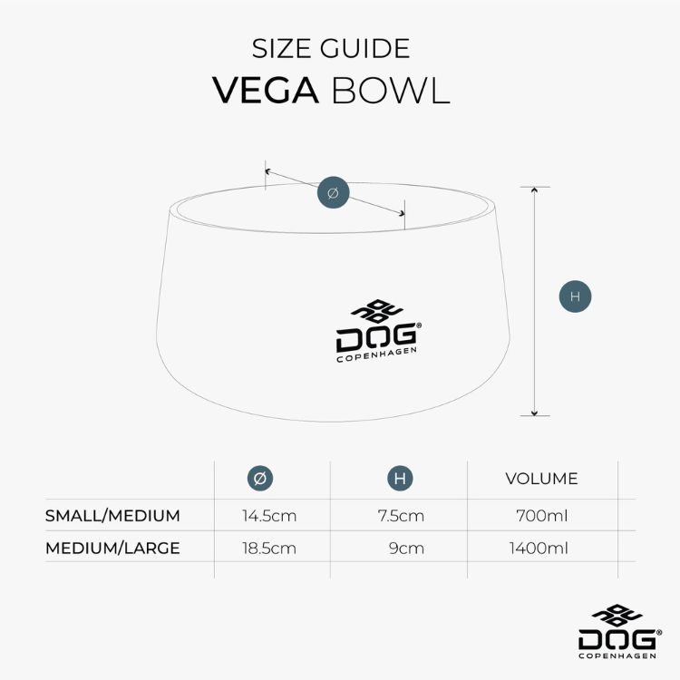 size guide vega bowl
